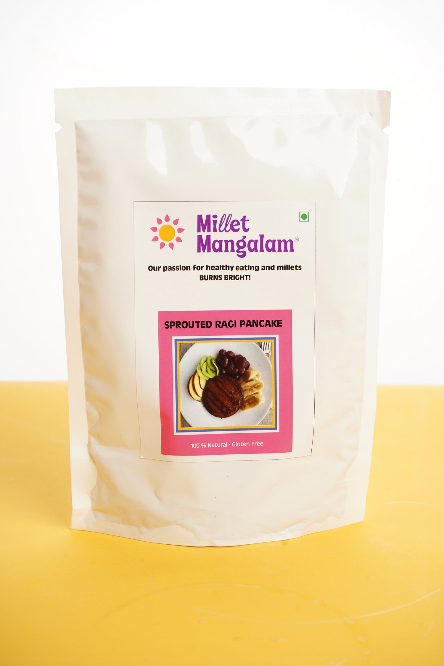 Sprouted Ragi Pancake
