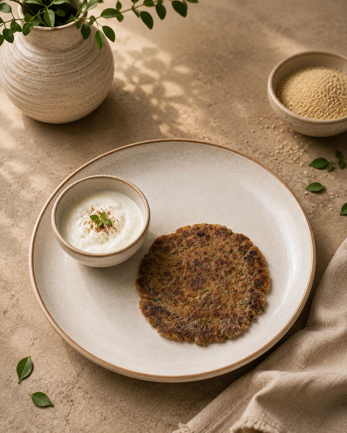 Sprouted Amaranth Millet Flour ( Rajgira )  500 Gms