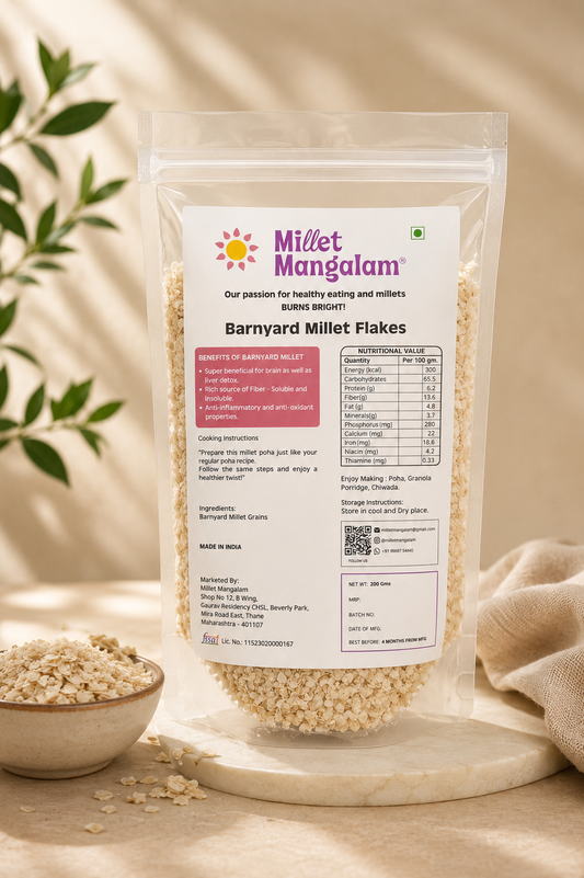 Barnyard MIllet Poha  / Flakes - 200Gms