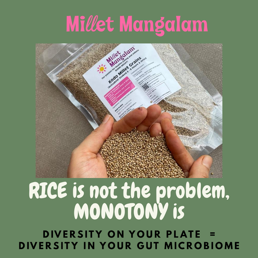 KODO MILLET GRAINS (PRE-SOAKED) - 500g