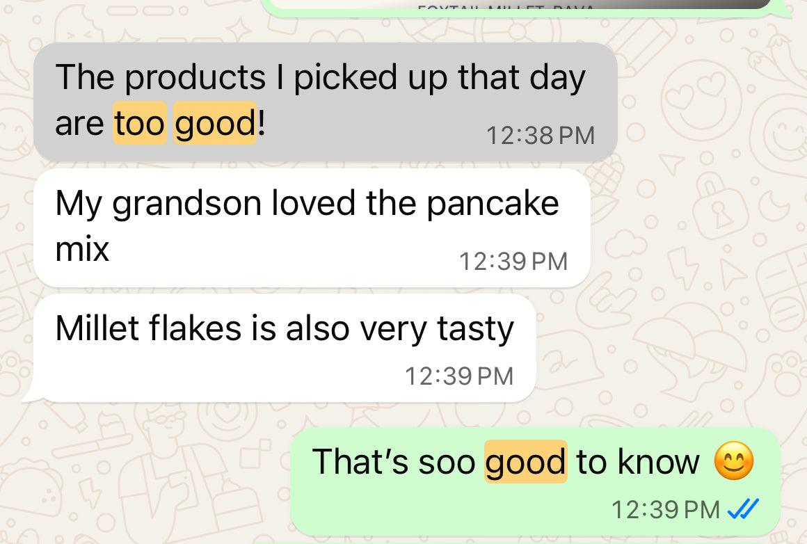SPROUTED  RAGI PANCAKE - 200g