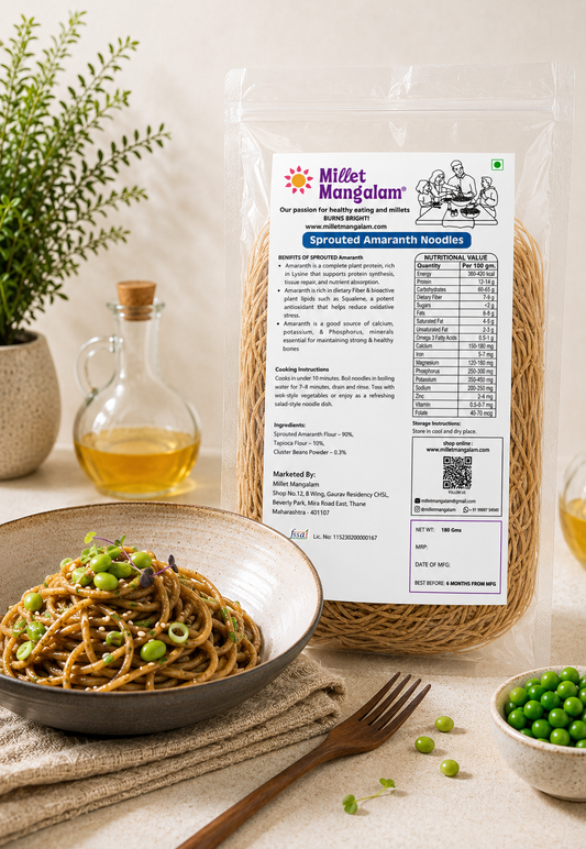 Sprouted Amaranth Millet Noodles (Rajgira) 180 Gms